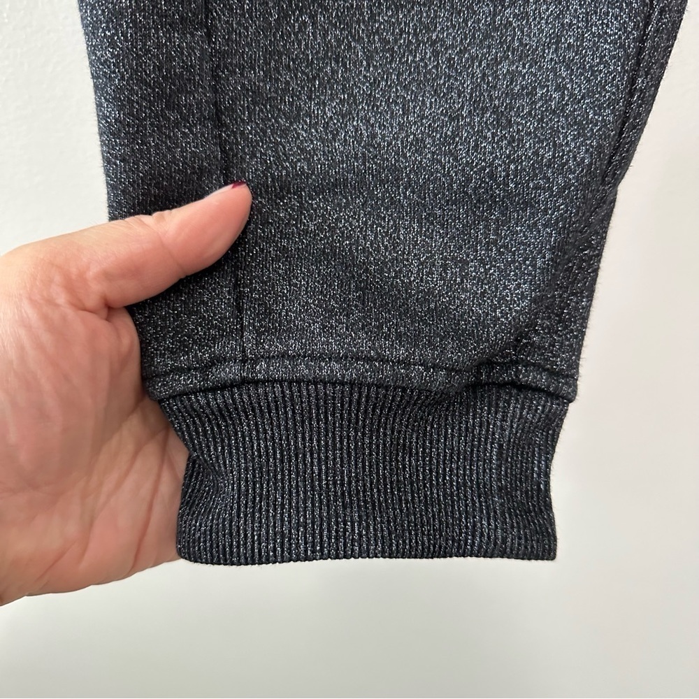 Lululemon Scuba High-Rise Jogger Pant Black Sparkle Cotton Fleece Sz 4 NWOT - Picture 8 of 16